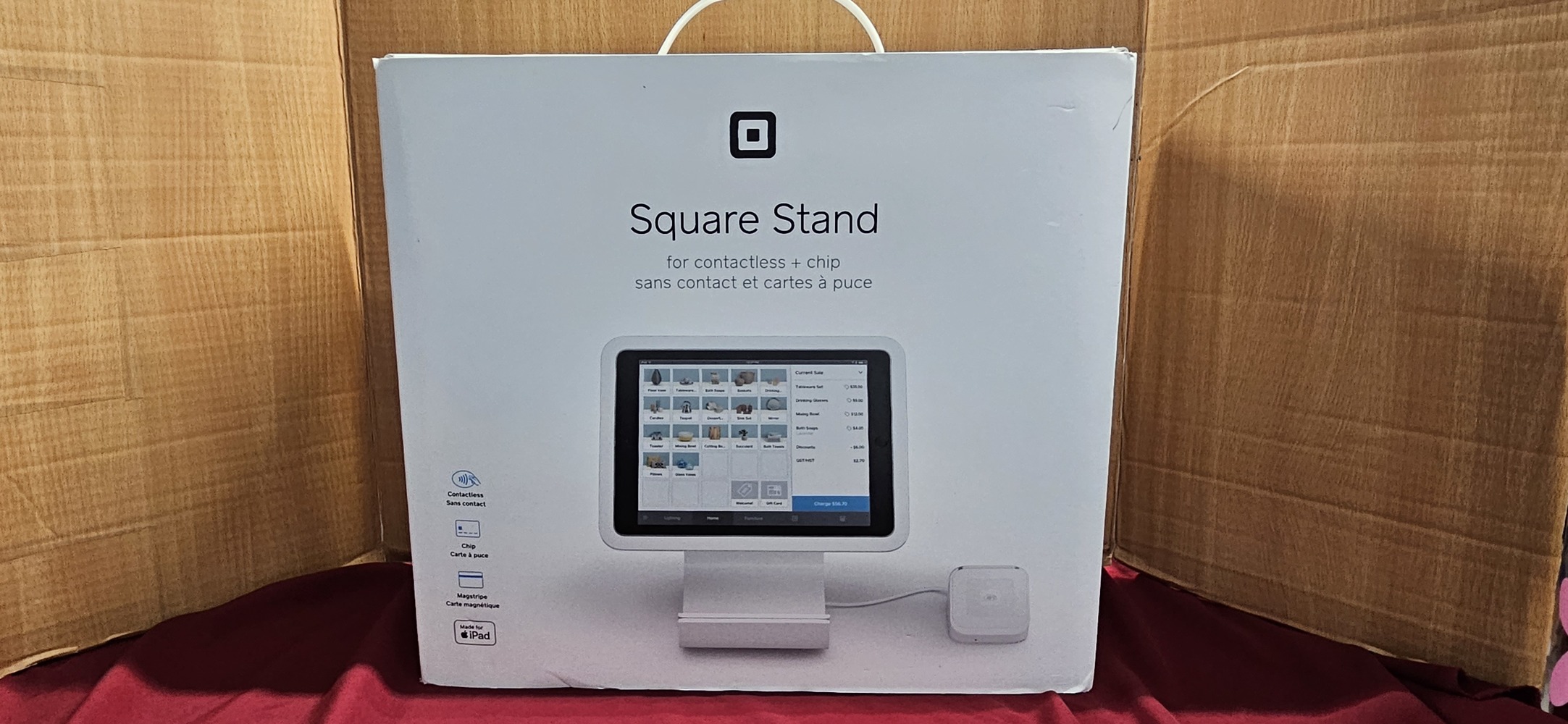 Square Stand for Contactless + Chip - Made for iPad Card Reader