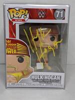 Hulk Hogan Signed WWE POP Figure #71 AUTO Autographed Holo
