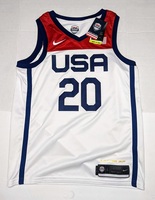 Nike 2020 Team USA Basketball Jersey Men CQ0082 100 New White Sz L UNITED
