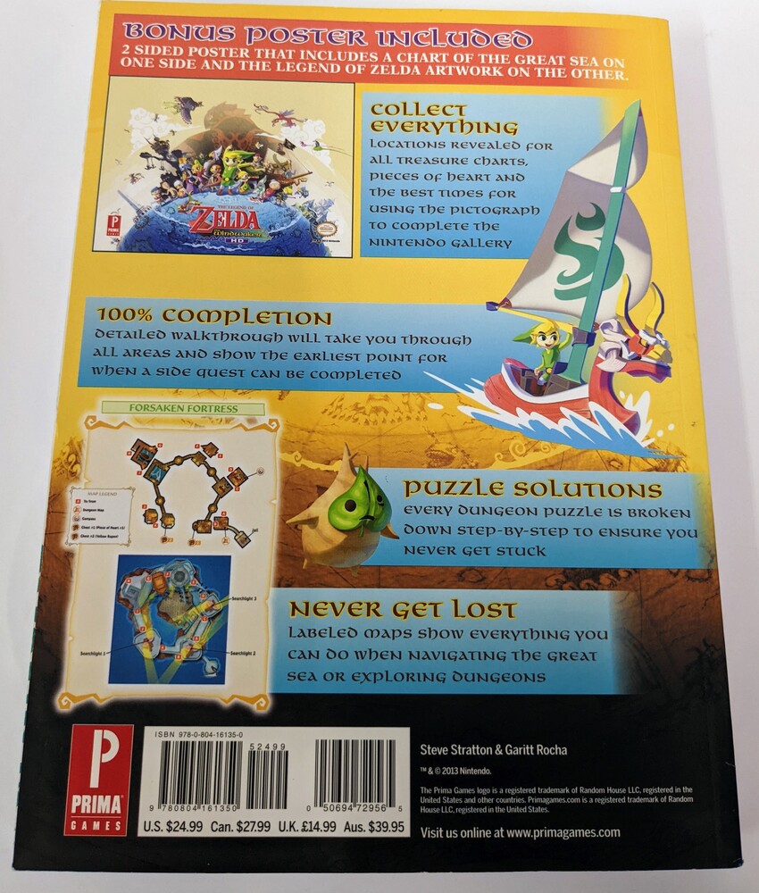 The Legend Of Zelda The Windwaker Hd Prima Strategy Guide Avenue Shop Swap Sell