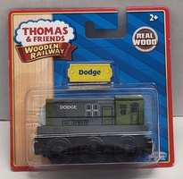 NEW IN PACKAGE THOMAS & FRIENDS WOODEN RAILWAY REAL WOOD TRAIN CAR - DODGE