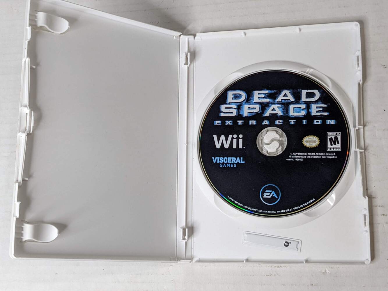 Dead Space: Extraction (Nintendo Wii, 2009) NO Manual