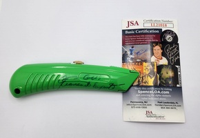 Giancarlo Esposito "Gus" Breaking Bad Autographed Box Cutter JSA Certified