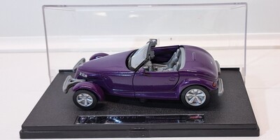 Purple Metallic DODGE PLYMOUTH PROWLER Convertible Die Cast Car 50569