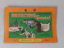 Vintage Marx Toys Collector's Series Detective Special Mini Cap Gun on Card 
