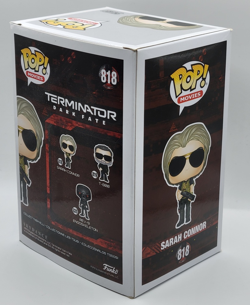 Funko POP Movies!  Terminator Dark Fate 818 Sarah Connor Vinyl Figure in Box