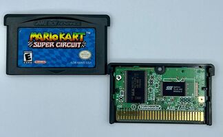 Mario Kart Super Circuit GBA Nintendo Game Boy Advanced TESTED AND WORKS