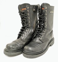 HARLEY-DAVIDSON Mens Para Trooper Jump Motorcycle Boots Size 10 WIDE WIDTH Black