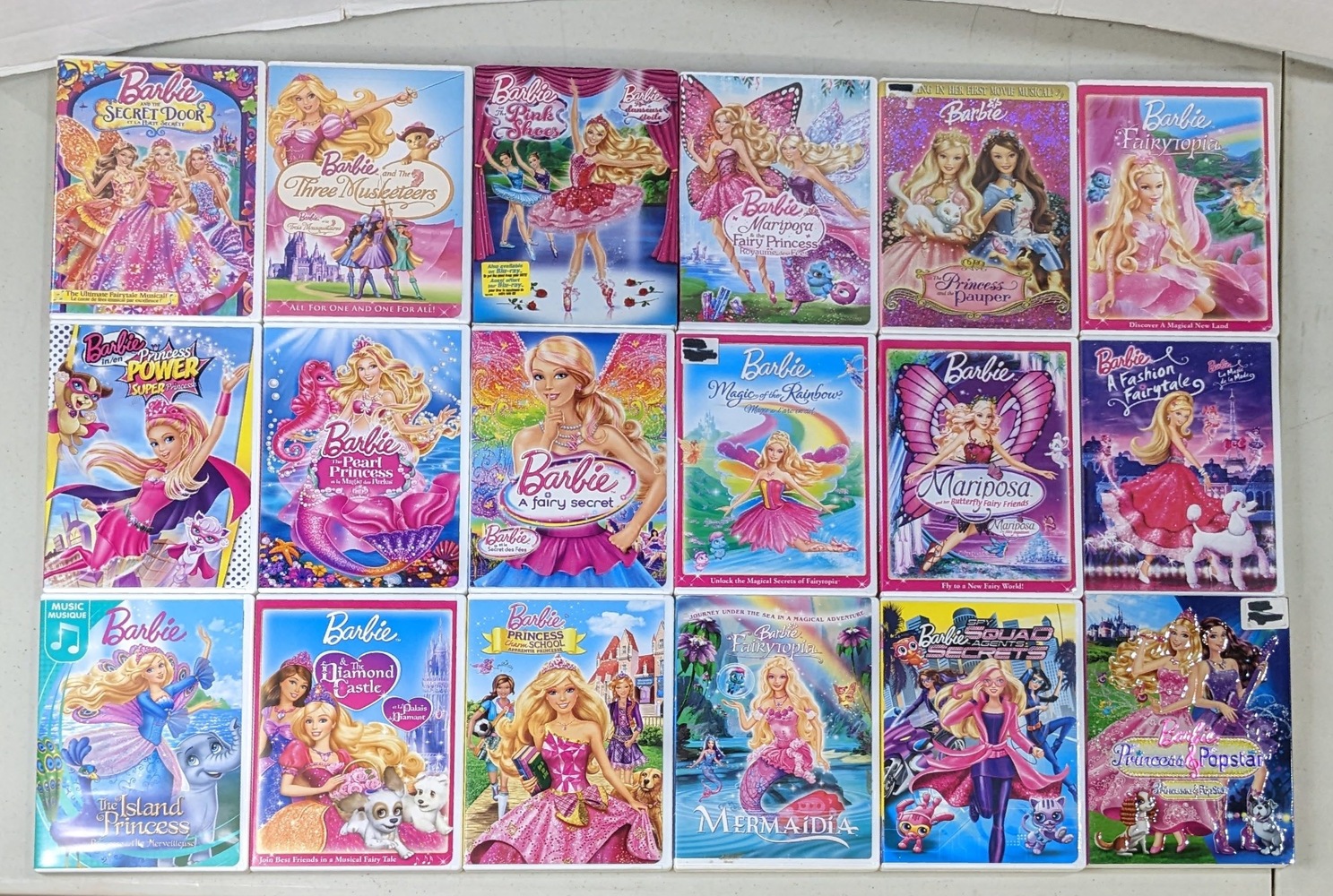 All the barbie movies online