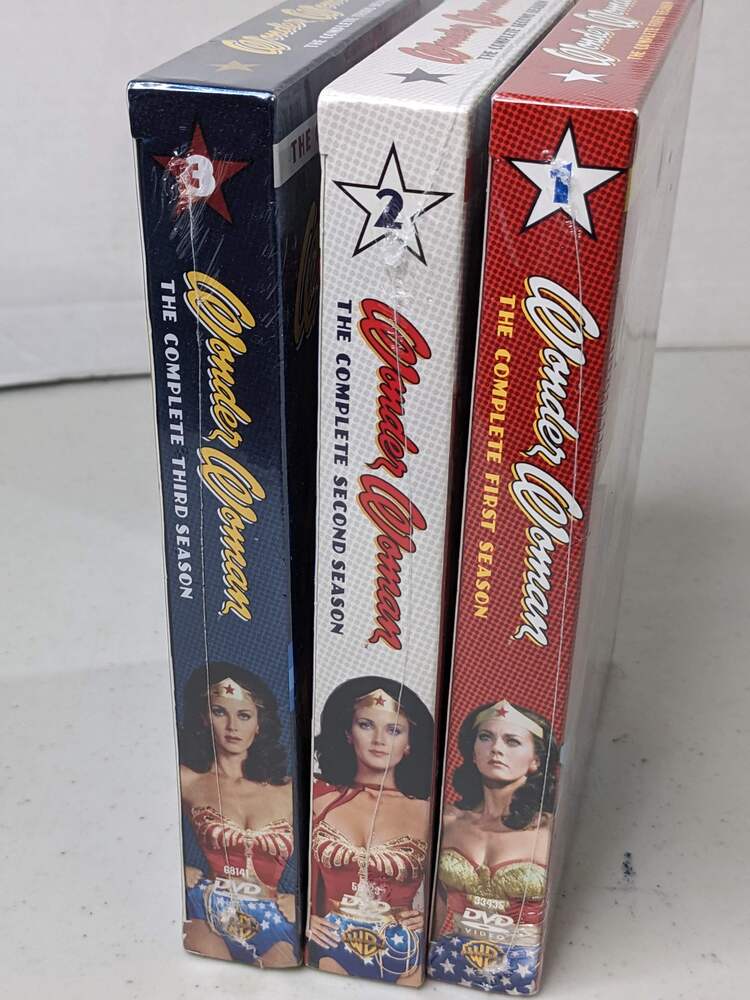 WONDER WOMAN Complete Seasons 1-3 LYNDA CARTER 58 Episodes DVD Collection SEALED