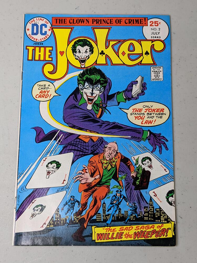 The Joker #2 1975 DC Comics Willie the Weeper Very Good Condition ...