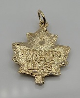 10K Yellow Gold Toronto Maple Leafs Pendant