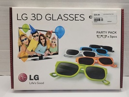 LG 3D Glasses Party Pack Model AG-F215 Multi-Colour