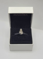 Pandora 0.925% Silver Snowman Bead Charm