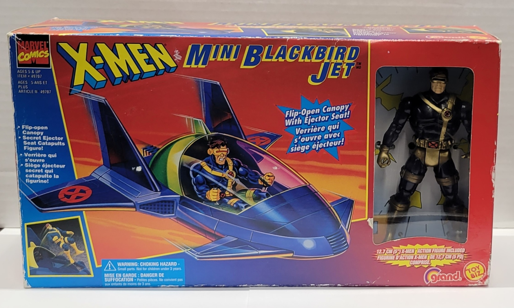 1997 Marvel Comics Grand Toy Biz XMen Mini Blackbird Jet 49707 Avenue Shop Swap & Sell