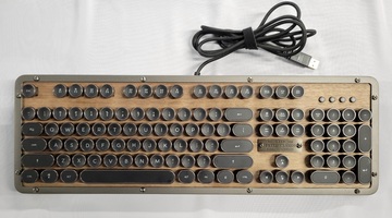 AZIO Retro Classic USB Backlit Mechanical Keyboard (Elwood)