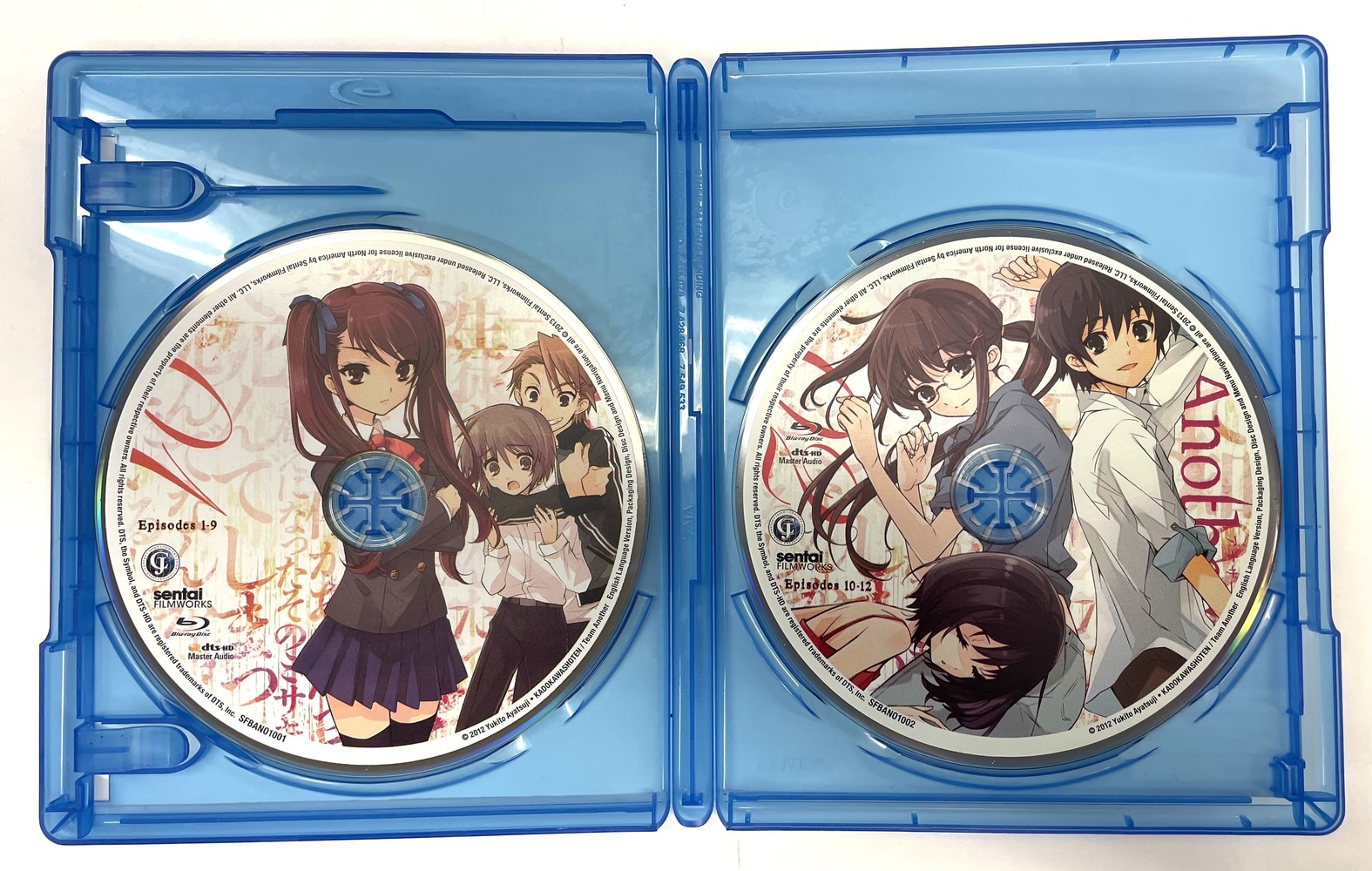 Another: Anime TV series complete - Sentai Filmworks 2-disc Blu-ray set  2013 | Avenue Shop Swap & Sell