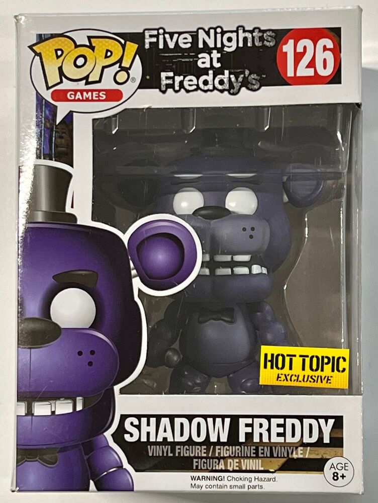 Funko Five Nights At Freddy's Pop! Games Shadow Freddy Vinyl Figure Hot  Topic Exclusive