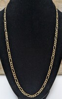 10 Karat Yellow Gold Figaro Chain - Size: 21-Inch