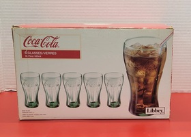 Libbey Coca-Cola Glasses Set of Six 495ml