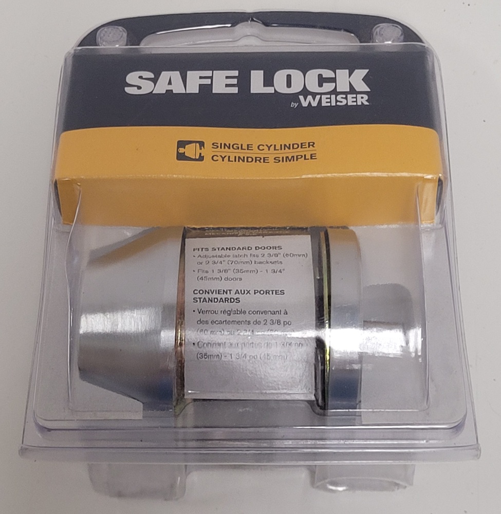 Weiser Safe Lock Round Deadbolt