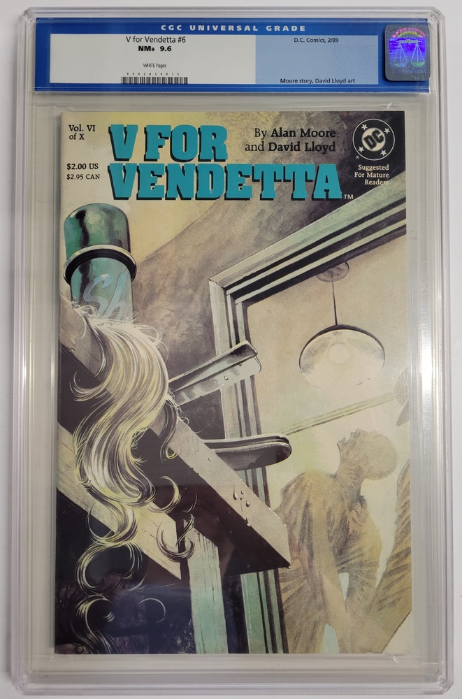 V for Vendetta Vol. 6 - CGC Graded NM+ 9.6 DC Comic Book