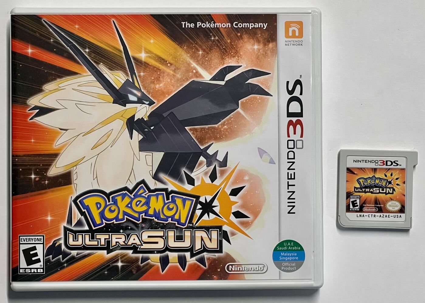 Pokemon: Ultra Sun for Nintendo 3DS Case And Game TESTED AND WORKS