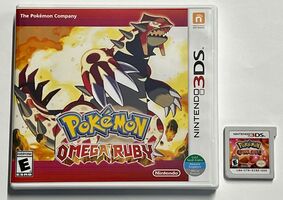 Pokemon Omega Ruby Nintendo 3DS Case And Cartridge TESTED AND WORKS