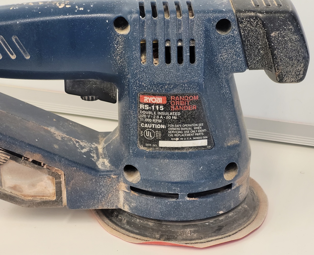 RYOBI RS115 RANDOM ORBIT SANDER Avenue Shop Swap & Sell