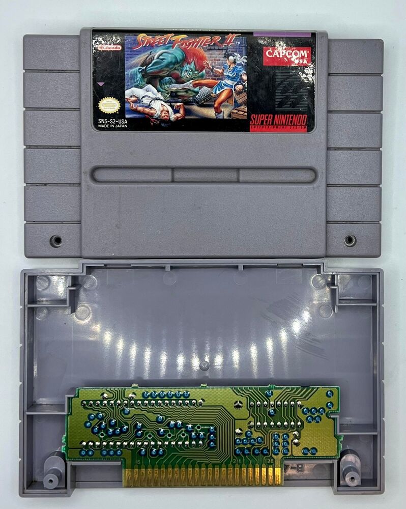 Street Fighter II 2 SNES Super Nintendo 1992 Cartridge Only **TESTED ...
