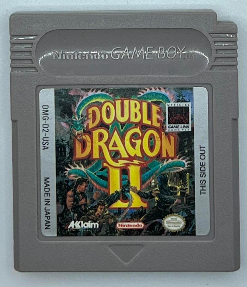 Double Dragon 2 Nintendo Gameboy 1988 Cartridge Only TESTED AND WORKS