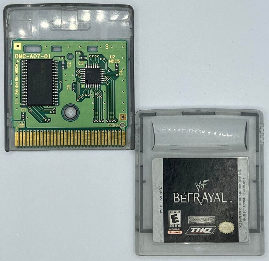 WWF Betrayal Nintendo Gameboy Color GBC 2001 Cartridge Only TESTED