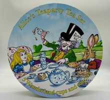 Paul Cardew Alice's Teaparty Tea Set - 5 Wonderland Cups and Saucers
