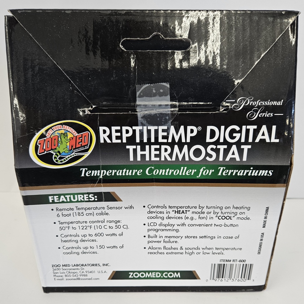 ZOO MED Reptitemp Digital Thermostat Avenue Shop Swap & Sell