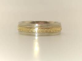 Two Tone 10 Karat Band