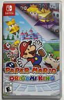 Paper Mario The Origami King Nintendo Switch 2020 COMPLETE TESTED AND WORKS