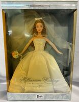 Millennium Wedding Barbie 1999 Collector Edition 27674 Yellowed Box