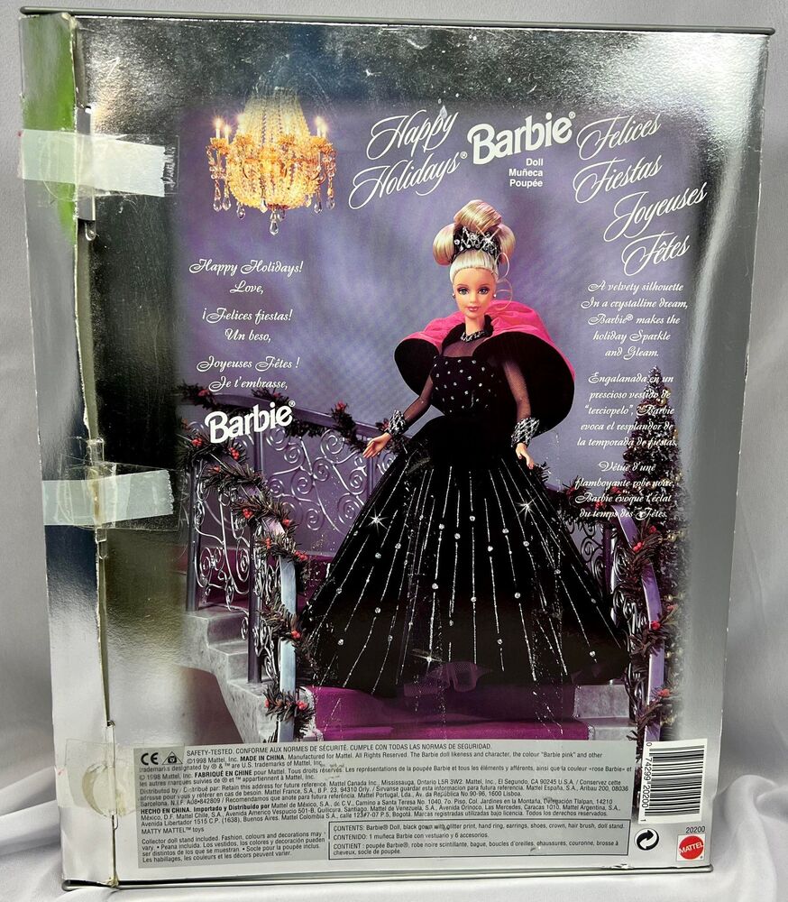 Happy Holidays Special Edition 1998 Barbie ROUGH BOX 20200