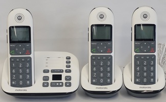 MOTOROLA CD501-B CORDLESS HANDHELD PHONE SET