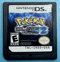 Pokemon Black Version 2 Nintendo DS CART ONLY TESTED AND WORKS AUTHENTIC 2012