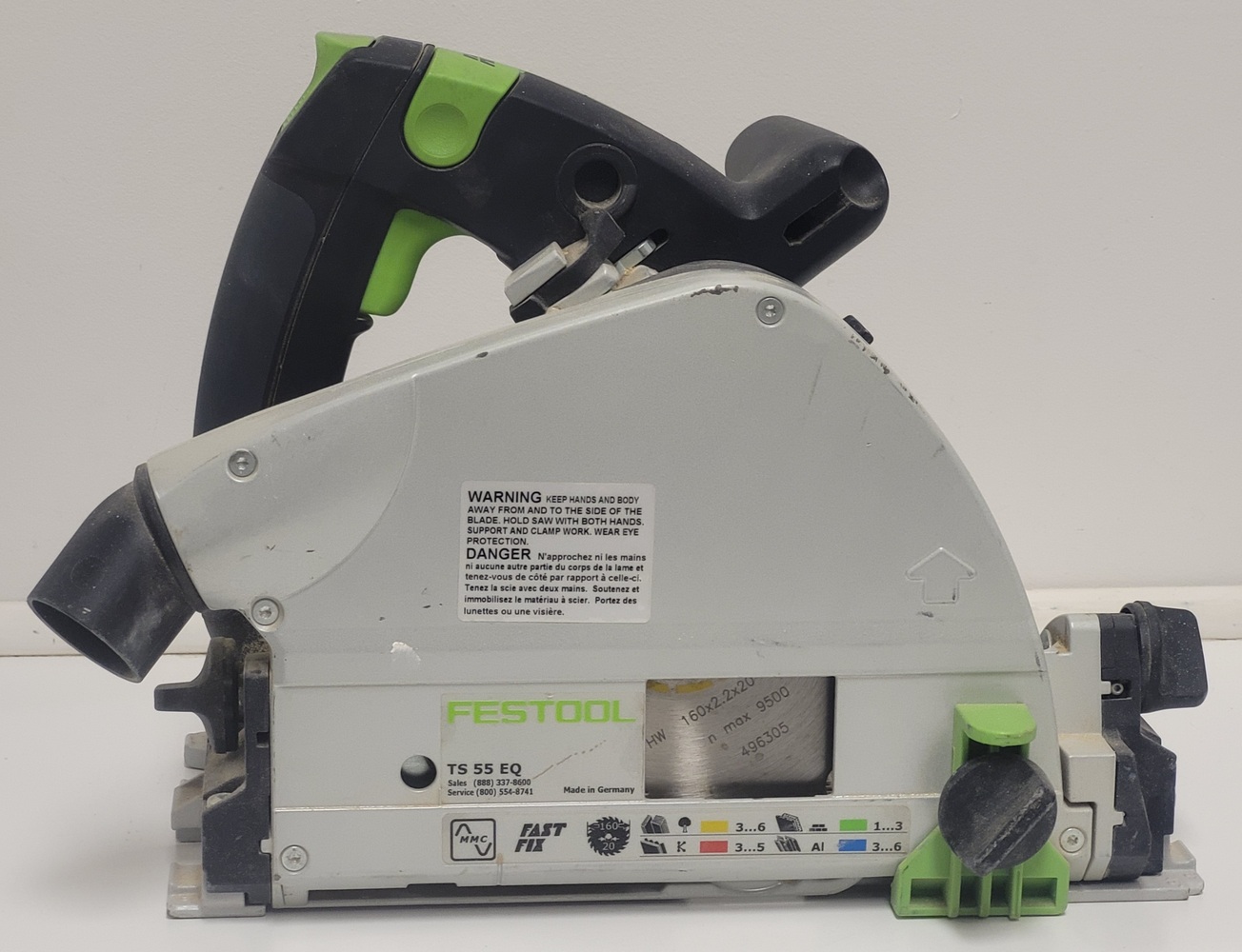 FESTOOL TS 55 EQ PLUNGE CUT TRACK SAW Avenue Shop Swap & Sell