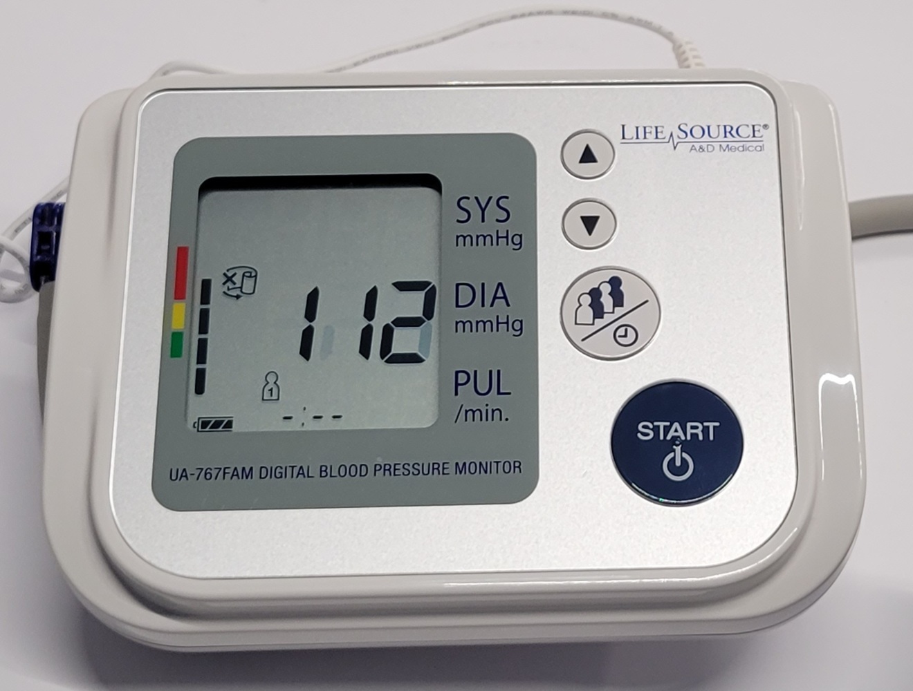 Life Source Digital Blood Pressure Monitor Model UA767FAM Avenue