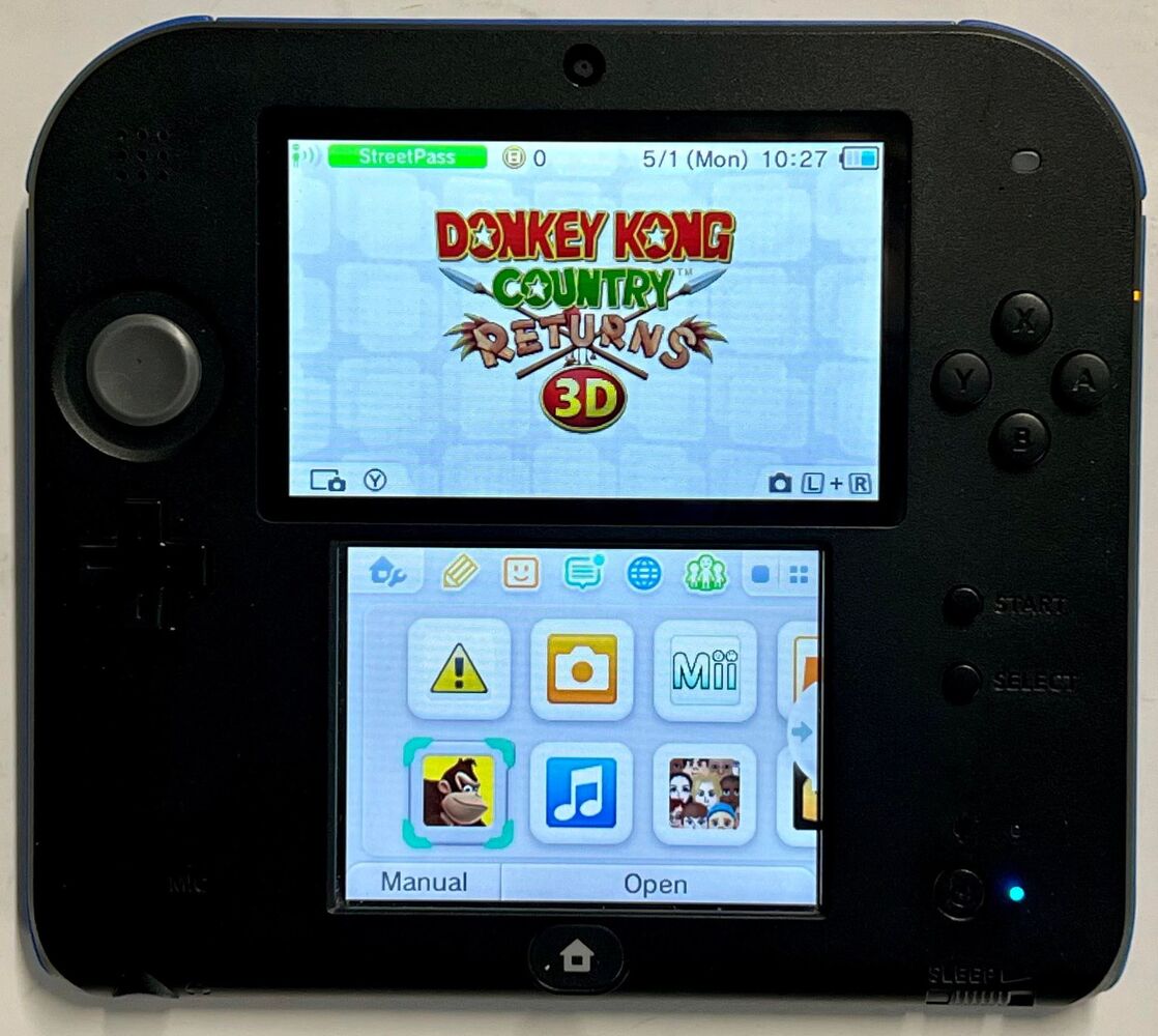 Donkey Kong Country Returns 3D Nintendo 3DS No Case TESTED AND WORKS