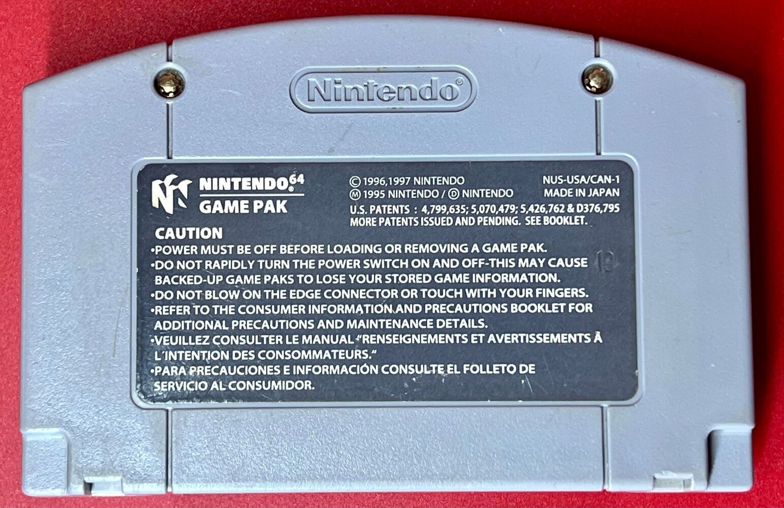 Super Mario 64 N64 Nintendo 64 Cartridge Only Retro Gaming 1996 Authentic