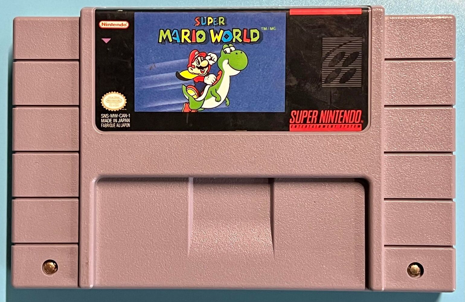 Super Mario World SNES Super Nintendo Cart Only TESTED AND WORKS 1991