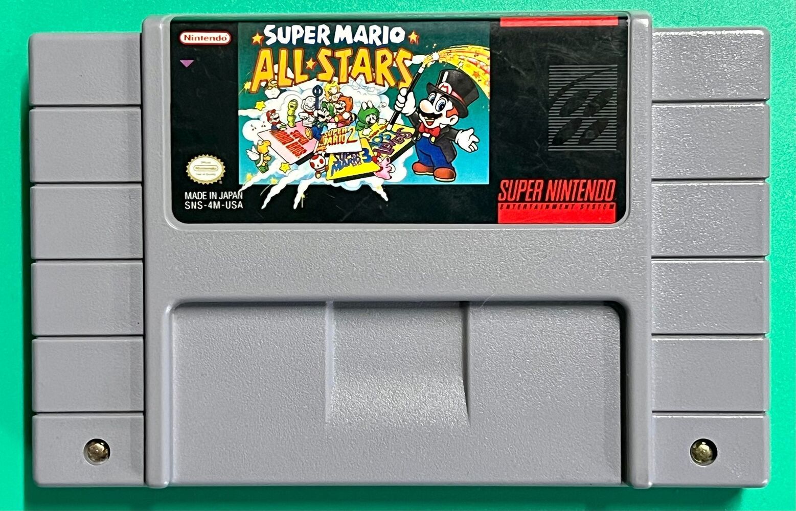 Super Mario All Stars SNES Super Nintendo Cart Only TESTED AND WORKS 1993