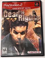 Dead To Rights PS2 Playstation 2 COMPLETE w/ manual 2002