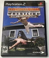 Playstation 2 Backyard Wrestling Don't Try This At Home PS2 COMPLETE W/ MANUAL