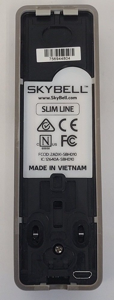 Telus Skybell Slimline Doorbell Camera 