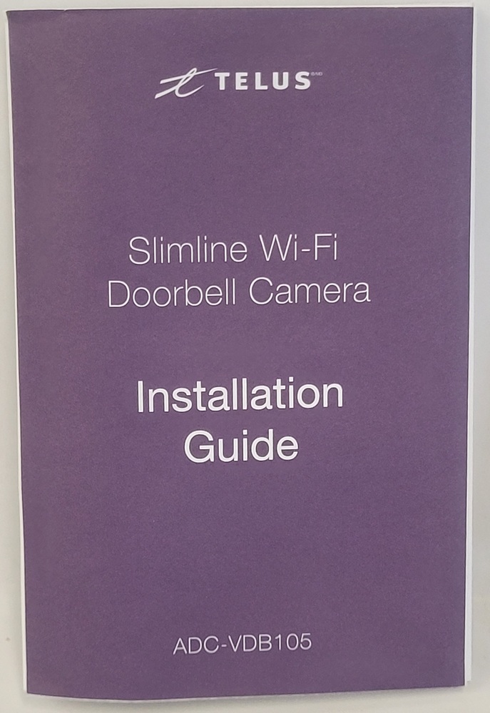 Telus Skybell Slimline Doorbell Camera 